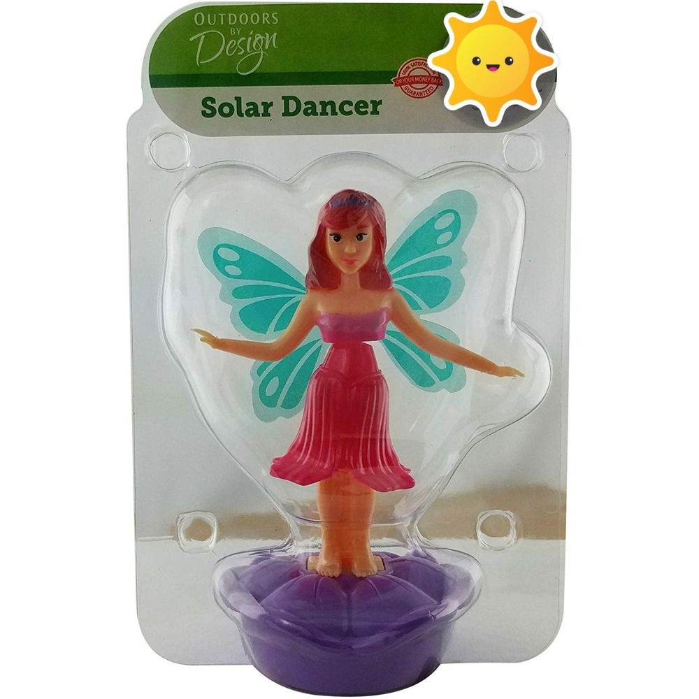 NEW Fairy Angel Solar Powered Bobble Head Dancer RARE Figurine! Cute Sun Toy